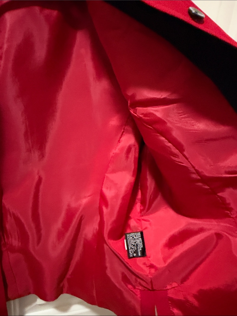 Kasper Red Short Sleeve Button Front Top - Picture 3 of 5